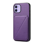 Custodia per telefono con doppio slot per scheda D04 in vitello texture, For iPhone 13 Pro, For iPhone 13, For iPhone 12, For iPhone 12 Pro Max, For iPhone 12 Pro, For iPhone 11 Pro Max