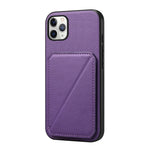 Custodia per telefono con doppio slot per scheda D04 in vitello texture, For iPhone 13 Pro, For iPhone 13, For iPhone 12, For iPhone 12 Pro Max, For iPhone 12 Pro, For iPhone 11 Pro Max