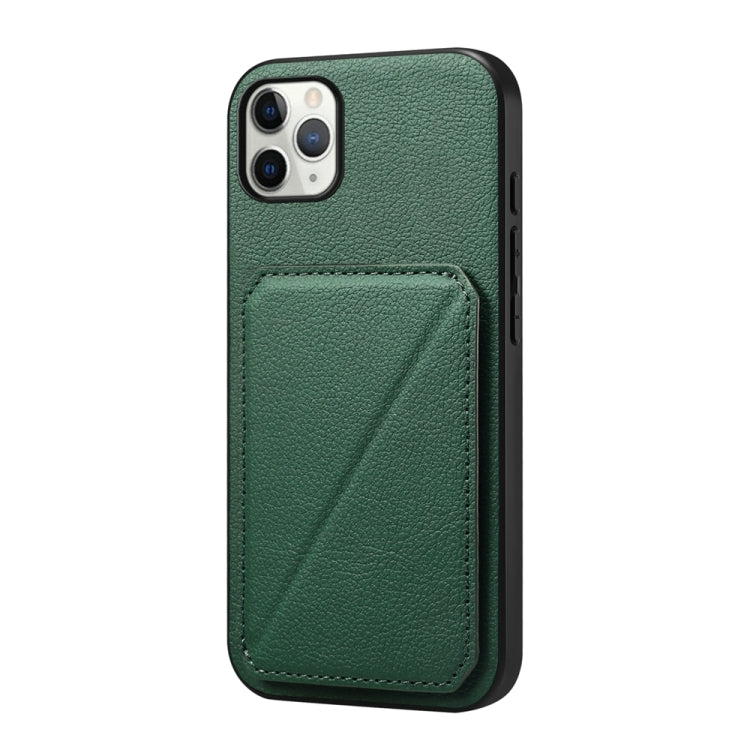 Custodia per telefono con doppio slot per scheda D04 in vitello texture, For iPhone 13 Pro, For iPhone 13, For iPhone 12, For iPhone 12 Pro Max, For iPhone 12 Pro, For iPhone 11 Pro Max