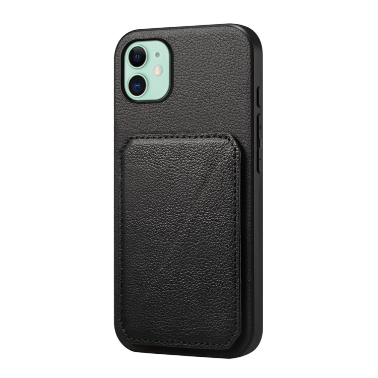 Custodia per telefono con doppio slot per scheda D04 in vitello texture, For iPhone 11, For iPhone 11 Pro, For iPhone X / XS, For iPhone XR, For iPhone XS Max, For iPhone 7 Plus / 8 Plus