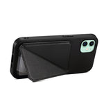 Custodia per telefono con doppio slot per scheda D04 in vitello texture, For iPhone 11, For iPhone 11 Pro, For iPhone X / XS, For iPhone XR, For iPhone XS Max, For iPhone 7 Plus / 8 Plus