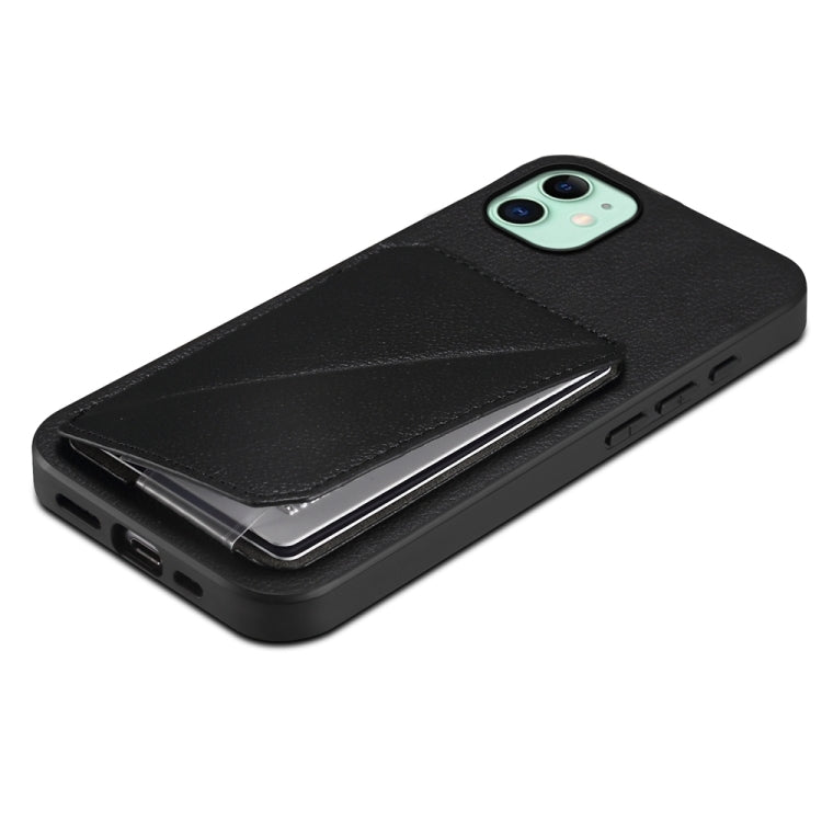 Custodia per telefono con doppio slot per scheda D04 in vitello texture, For iPhone 11, For iPhone 11 Pro, For iPhone X / XS, For iPhone XR, For iPhone XS Max, For iPhone 7 Plus / 8 Plus
