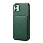 Custodia per telefono con doppio slot per scheda D04 in vitello texture, For iPhone 11, For iPhone 11 Pro, For iPhone X / XS, For iPhone XR, For iPhone XS Max, For iPhone 7 Plus / 8 Plus