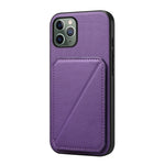 Custodia per telefono con doppio slot per scheda D04 in vitello texture, For iPhone 11, For iPhone 11 Pro, For iPhone X / XS, For iPhone XR, For iPhone XS Max, For iPhone 7 Plus / 8 Plus