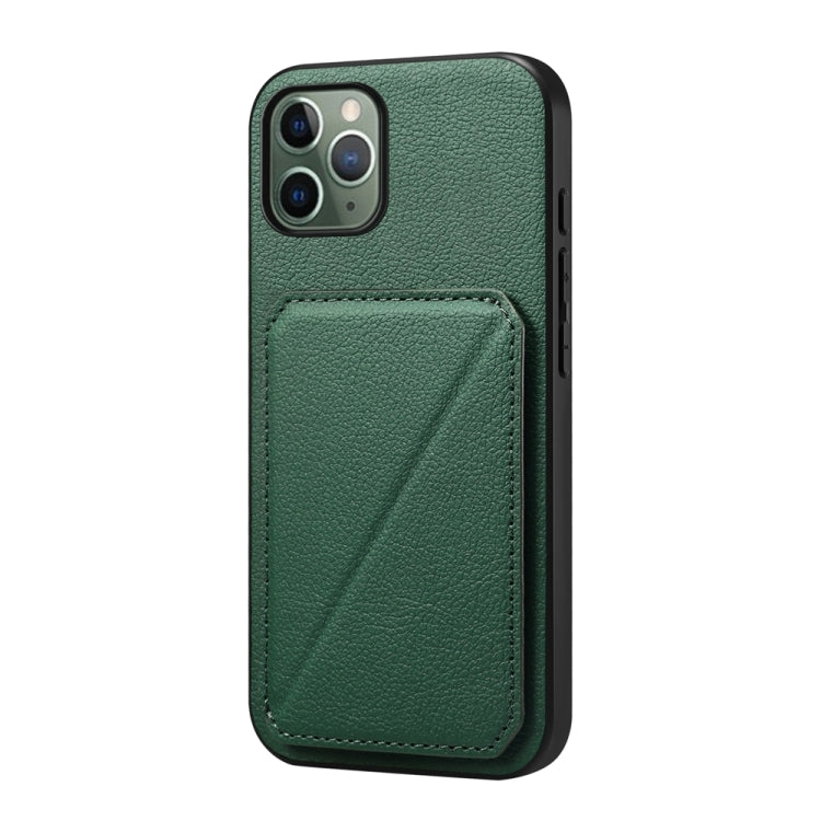 Custodia per telefono con doppio slot per scheda D04 in vitello texture, For iPhone 11, For iPhone 11 Pro, For iPhone X / XS, For iPhone XR, For iPhone XS Max, For iPhone 7 Plus / 8 Plus
