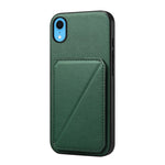 Custodia per telefono con doppio slot per scheda D04 in vitello texture, For iPhone 11, For iPhone 11 Pro, For iPhone X / XS, For iPhone XR, For iPhone XS Max, For iPhone 7 Plus / 8 Plus