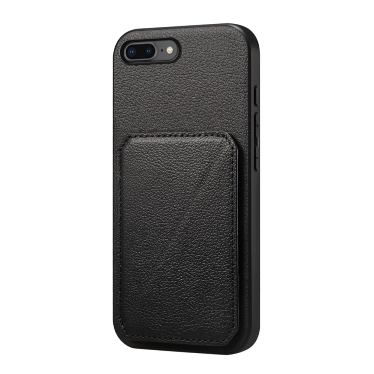 Custodia per telefono con doppio slot per scheda D04 in vitello texture, For iPhone 11, For iPhone 11 Pro, For iPhone X / XS, For iPhone XR, For iPhone XS Max, For iPhone 7 Plus / 8 Plus