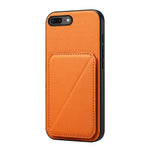 Custodia per telefono con doppio slot per scheda D04 in vitello texture, For iPhone 11, For iPhone 11 Pro, For iPhone X / XS, For iPhone XR, For iPhone XS Max, For iPhone 7 Plus / 8 Plus