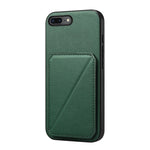 Custodia per telefono con doppio slot per scheda D04 in vitello texture, For iPhone 11, For iPhone 11 Pro, For iPhone X / XS, For iPhone XR, For iPhone XS Max, For iPhone 7 Plus / 8 Plus