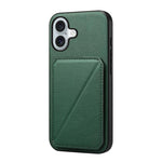 Custodia per telefono con doppio slot per scheda D04 in vitello texture, For iPhone 17 Pro Max, For iPhone 17 Pro, For iPhone 17, For iPhone Air, For iPhone 7 / 8 / SE 2022, For iPhone 16 Pro Max