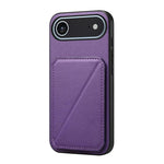 Custodia per telefono con doppio slot per scheda D04 in vitello texture, For iPhone 17 Pro Max, For iPhone 17 Pro, For iPhone 17, For iPhone Air, For iPhone 7 / 8 / SE 2022, For iPhone 16 Pro Max