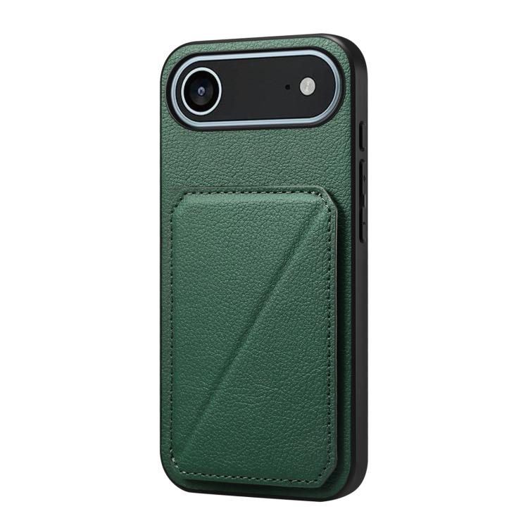 Custodia per telefono con doppio slot per scheda D04 in vitello texture, For iPhone 17 Pro Max, For iPhone 17 Pro, For iPhone 17, For iPhone Air, For iPhone 7 / 8 / SE 2022, For iPhone 16 Pro Max