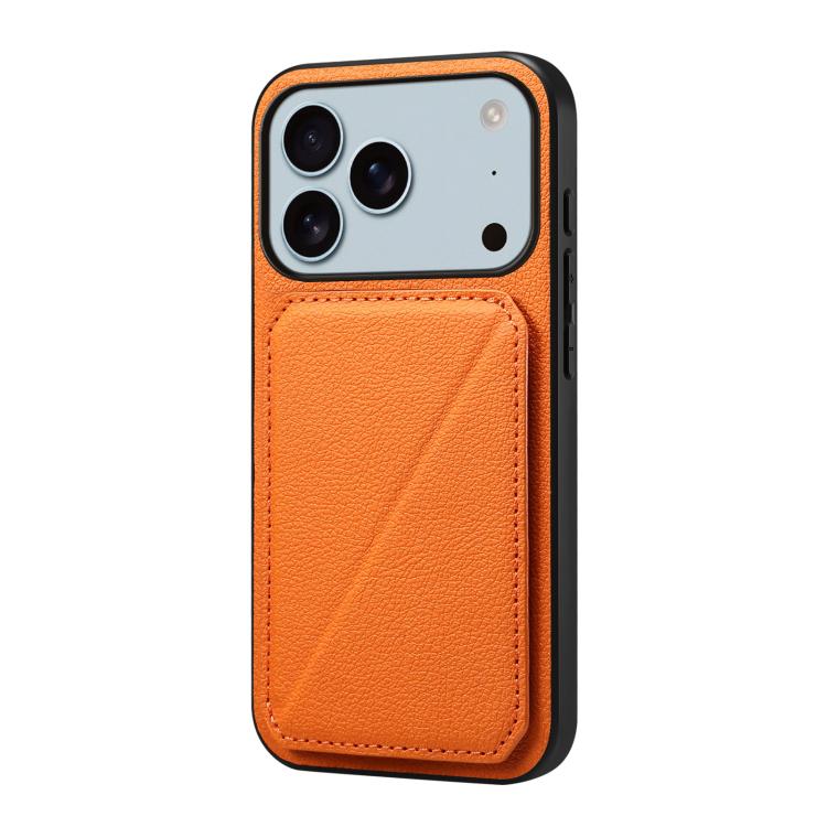 Custodia per telefono con doppio slot per scheda D04 in vitello texture, For iPhone 17 Pro Max, For iPhone 17 Pro, For iPhone 17, For iPhone Air, For iPhone 7 / 8 / SE 2022, For iPhone 16 Pro Max