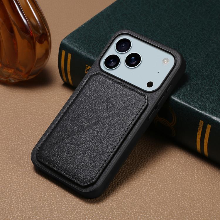 Custodia per telefono con doppio slot per scheda D04 in vitello texture, For iPhone 17 Pro Max, For iPhone 17 Pro, For iPhone 17, For iPhone Air, For iPhone 7 / 8 / SE 2022, For iPhone 16 Pro Max