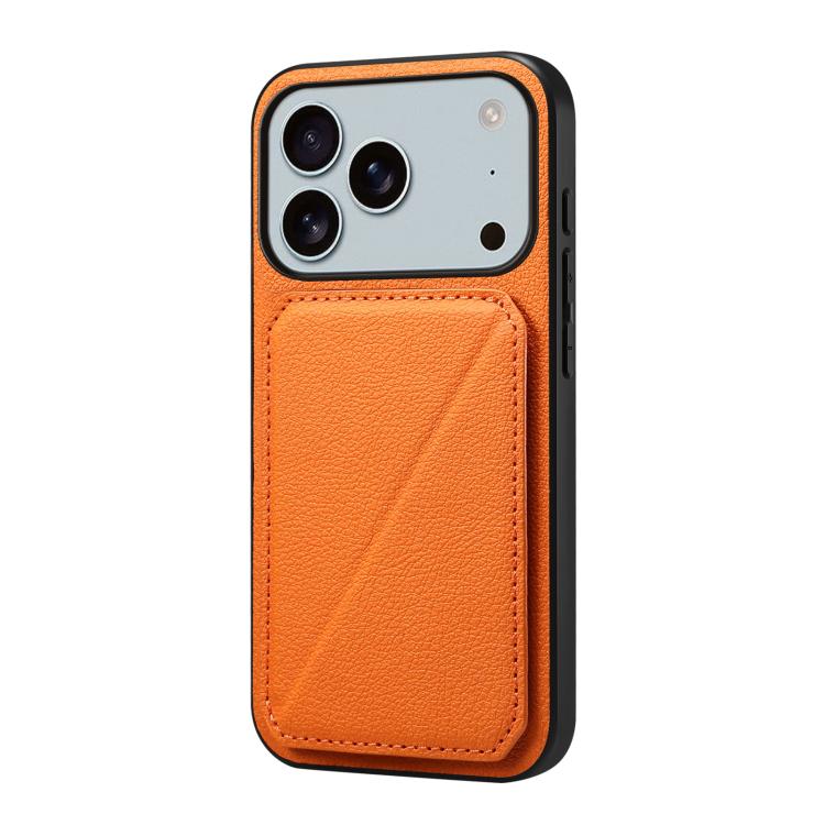 Custodia per telefono con doppio slot per scheda D04 in vitello texture, For iPhone 17 Pro Max, For iPhone 17 Pro, For iPhone 17, For iPhone Air, For iPhone 7 / 8 / SE 2022, For iPhone 16 Pro Max