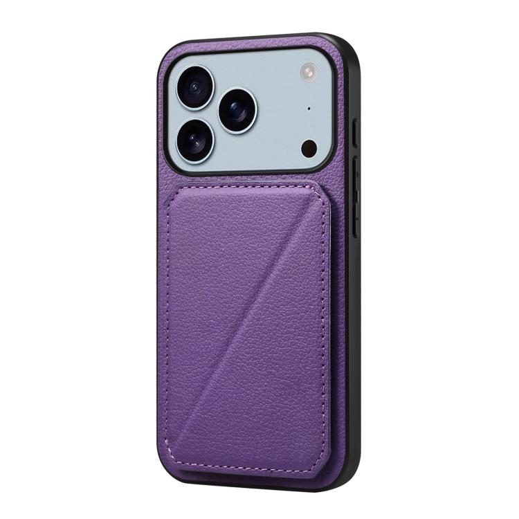 Custodia per telefono con doppio slot per scheda D04 in vitello texture, For iPhone 17 Pro Max, For iPhone 17 Pro, For iPhone 17, For iPhone Air, For iPhone 7 / 8 / SE 2022, For iPhone 16 Pro Max