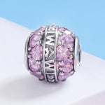 Ciondolo in argento sterling S925 Grande amore perline Accessori per collana braccialetto fai-da-te