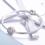 Ciondolo in argento sterling S925 Grande amore perline Accessori per collana braccialetto fai-da-te
