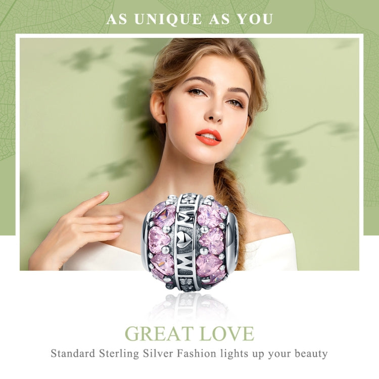 Ciondolo in argento sterling S925 Grande amore perline Accessori per collana braccialetto fai-da-te