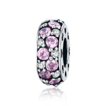 Accessori per collana braccialetto fai-da-te con ciondolo in argento sterling S925 con battito cardiaco