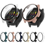 Custodia protettiva per orologio integrata in PC + pellicola temperata, For Garmin Forerunner 165 / 165 Music