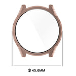 Custodia protettiva per orologio integrata in PC + pellicola temperata, For Garmin Forerunner 165 / 165 Music