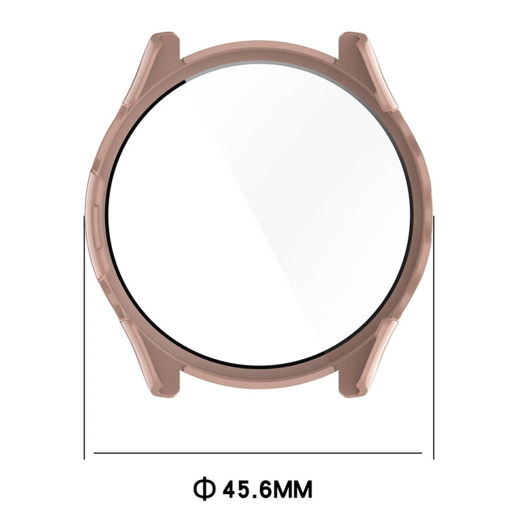 Custodia protettiva per orologio integrata in PC + pellicola temperata, For Garmin Forerunner 165 / 165 Music
