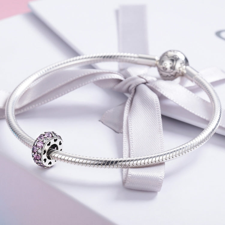 Accessori per collana braccialetto fai-da-te con ciondolo in argento sterling S925 con battito cardiaco