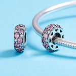 Accessori per collana braccialetto fai-da-te con ciondolo in argento sterling S925 con battito cardiaco
