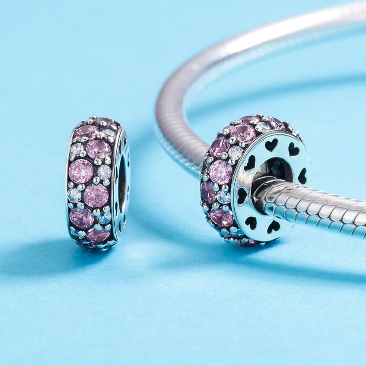 Accessori per collana braccialetto fai-da-te con ciondolo in argento sterling S925 con battito cardiaco