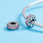 Accessori per collana braccialetto fai-da-te con ciondolo in argento sterling S925 con battito cardiaco