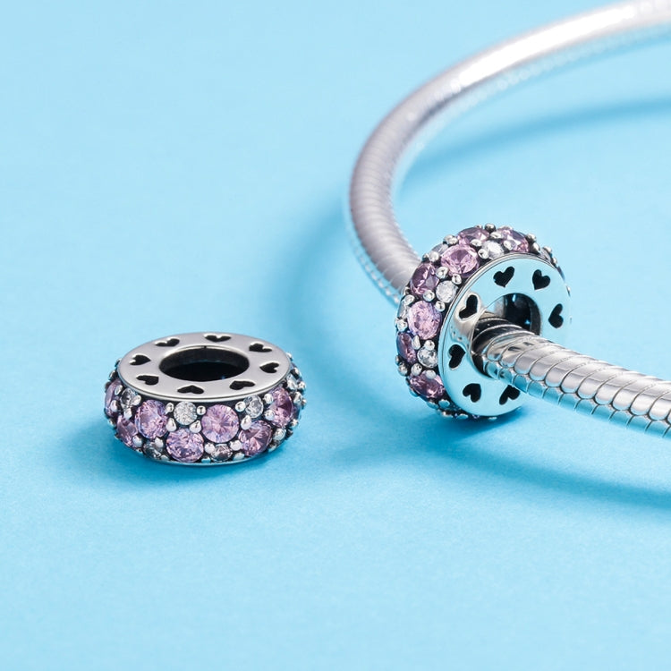 Accessori per collana braccialetto fai-da-te con ciondolo in argento sterling S925 con battito cardiaco