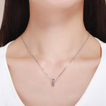 Accessori per collana braccialetto fai-da-te con ciondolo in argento sterling S925 con battito cardiaco