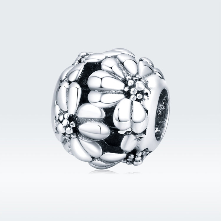Accessori per collana braccialetto fai-da-te con perline semplici in argento sterling S925