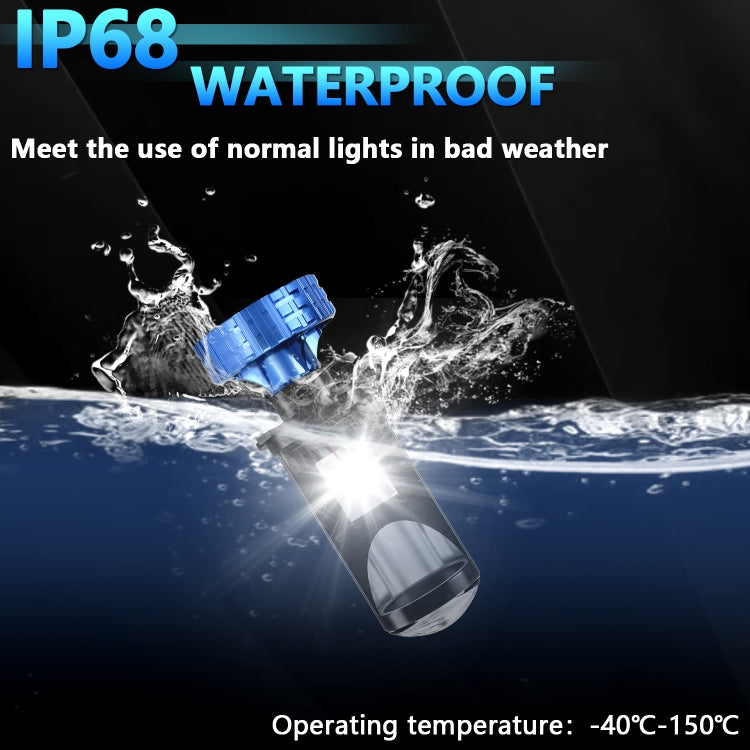 N4 1 paio di fari con lente LED bifocale mini H4 per auto, N4