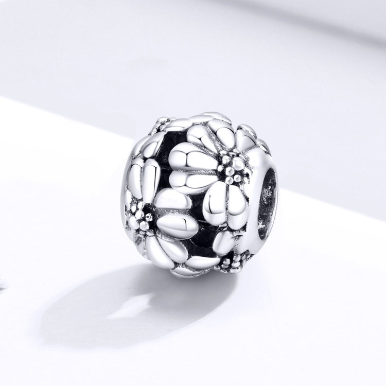 Accessori per collana braccialetto fai-da-te con perline semplici in argento sterling S925