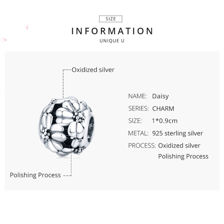 Accessori per collana braccialetto fai-da-te con perline semplici in argento sterling S925