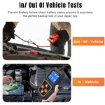 Tester per batteria per auto con schermo a colori KONNWEI KW218 da 2,4 pollici, KW218