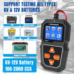 Tester per batteria per auto con schermo a colori KONNWEI KW218 da 2,4 pollici, KW218