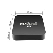 Set-top box di rete MXQ Pro RK3228A con CPU quad-core 4K HD, 2GB+16GB