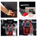 KONNWEI KW851 Ripristino della luce di servizio dell'olio dello strumento diagnostico per scanner OBDll per auto 2 in 1, KW851