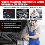 KONNWEI KW851 Ripristino della luce di servizio dell'olio dello strumento diagnostico per scanner OBDll per auto 2 in 1, KW851