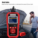 KONNWEI KW851 Ripristino della luce di servizio dell'olio dello strumento diagnostico per scanner OBDll per auto 2 in 1, KW851