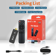 TV98 Rockchip 3228A Quad Core 4K HD Bluetooth TV Stick Android, Rockchip 3228A 4K, 4GB+32GB, 2GB+16GB