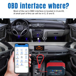 KONNWEI KW905 Bluetooth 5.0 Scanner OBD2 per auto Supporta Android e iOS, KW905