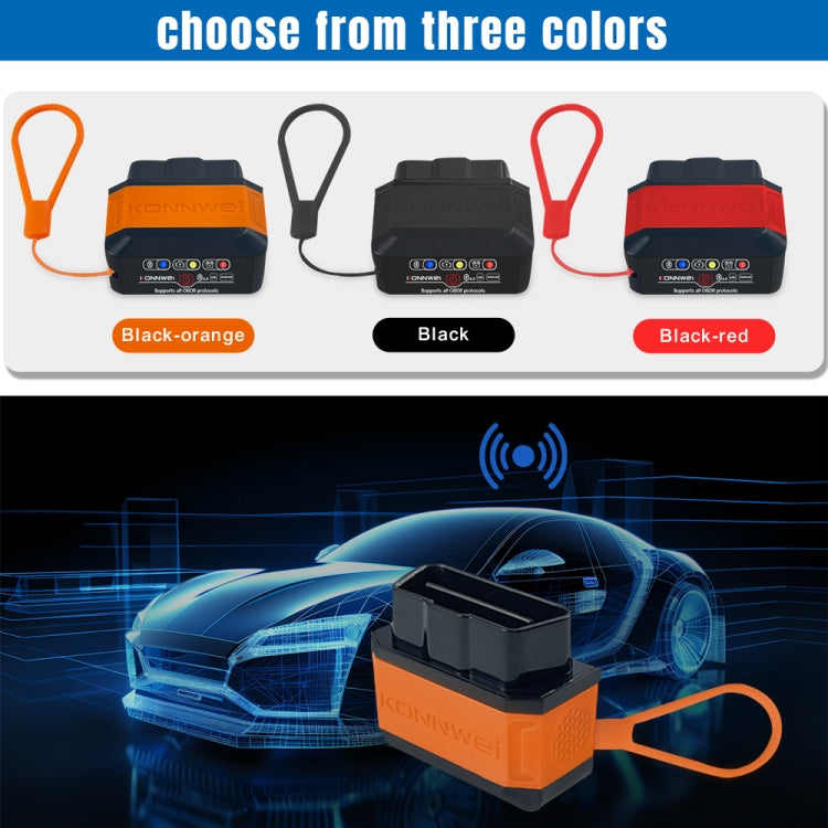 KONNWEI KW906 Bluetooth 5.0 Scanner OBD2 per auto Supporta Android e iOS, KW906