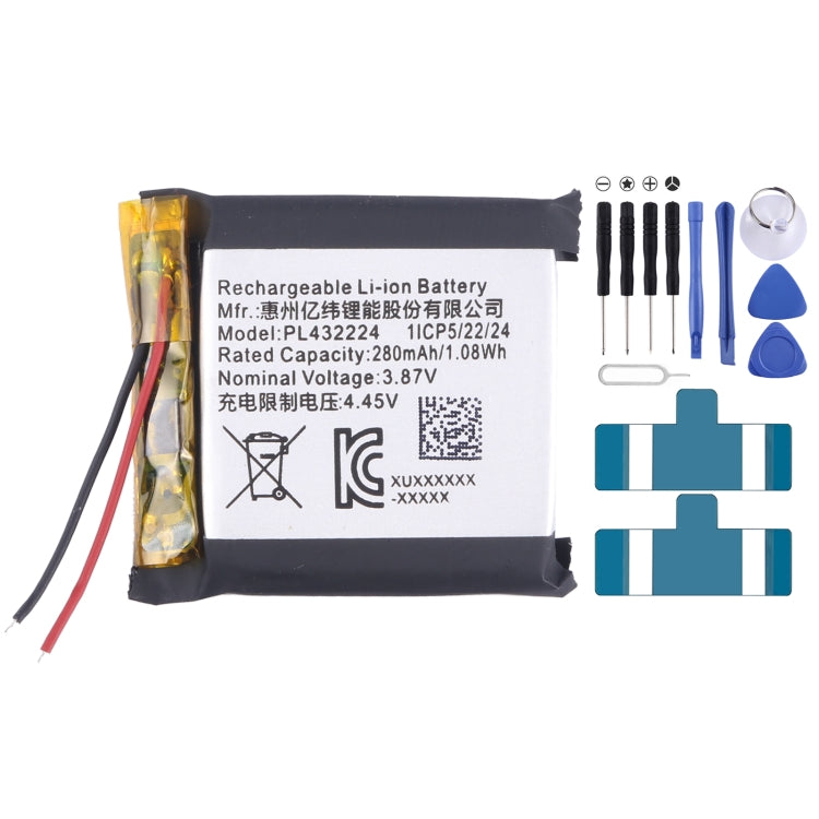 Sostituzione della batteria, For Amazfit EVE PL432224FPC 280mAh, For Amazfit EVE EVE PL432224 280mAh