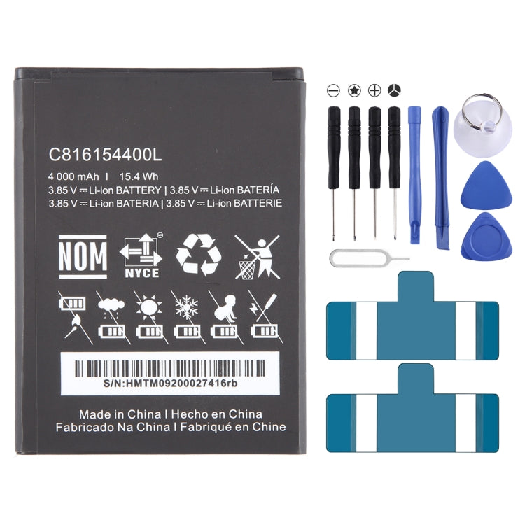 Battery Replacement, For BLU C816154400L 4000mAh