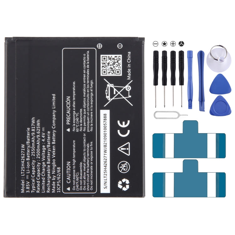Sostituzione della batteria, For Wiko SAS U307AS LT25H426271W 2550mAh