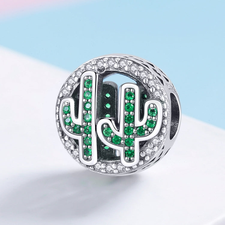 Ciondolo in argento sterling S925 Vigor Cactus Perline Bracciale fai da te Accessori per collane